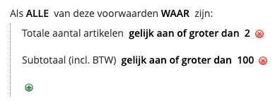 Voorwaarden